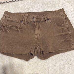 Madewell Women's Tan Jean Shorts